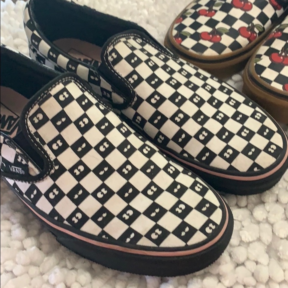 🌸👀Checkered Lazy Eye Vans 🌸! RARE 👀!! SOLD OUT - Picture 3 of 11